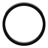 14K White Gold 3.5 mm Flat Band Size 6
