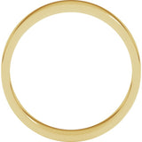 10K Yellow Gold 4 mm Flat Band Size 9.5