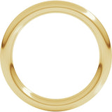14K Yellow Gold 2.5 mm Comfort-Fit Full Round Band Size 5