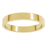 10K Yellow Gold 3 mm Flat Band Size 9