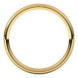 10K Yellow Gold 2.5 mm Comfort-Fit European-Style Band Size 10