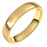 14K Yellow Gold 4.5 mm Comfort-Fit European-Style Band Size 6