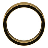 14K Yellow Gold 8 mm Comfort-Fit Flat Band Size 10.5