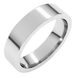 Platinum 5 mm Comfort-Fit Flat Band Size 9