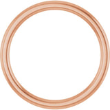 18K Rose Gold 1.5 mm Comfort-Fit European-Style Band Size 6