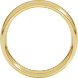 14K Yellow Gold 5.5 mm Comfort-Fit European-Style Band Size 14