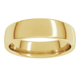 18K Yellow Gold 5.5 mm Comfort-Fit European-Style Band Size 8.5