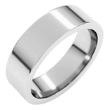 Platinum 6 mm Comfort-Fit Flat Band Size 9