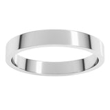 Sterling Silver 3 mm Flat Band Size 7.5