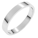 Sterling Silver 3 mm Flat Band Size 8