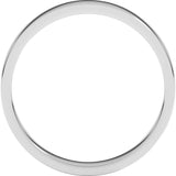 Sterling Silver 3 mm Flat Band Size 8