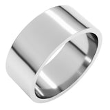 Sterling Silver 8 mm Flat Band Size 8.5