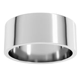 Sterling Silver 8 mm Flat Band Size 8.5