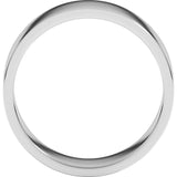 14K White Gold 7 mm Flat Band Size 6