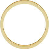 10K Yellow Gold 3 mm Flat Band Size 9.5