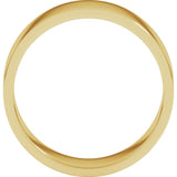 14K Yellow Gold 7 mm Flat Band Size 9