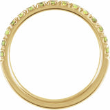 14K Yellow Gold 1/2 CTW Lab-Grown Diamond Stackable Ring