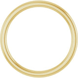 10K Yellow Gold 1.5 mm Comfort-Fit European-Style Band Size 7.5
