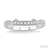 1/5 ctw Diamond Matching Wedding Band in 14K White Gold