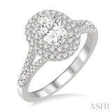 Oval Shape Diamond Engagement Ring