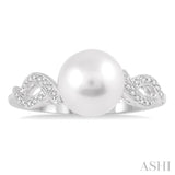 Pearl & Diamond Fashion Ring