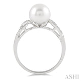 Pearl & Diamond Fashion Ring