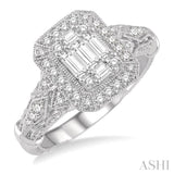 Fusion Diamond Engagement Ring