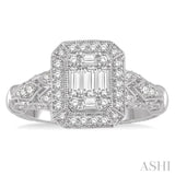 Fusion Diamond Engagement Ring