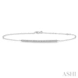 Bar Diamond Chain Bracelet