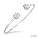 Stackable Lovebright Essential Diamond Open Cuff Bangle