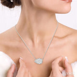 Pear Shape Lovebright Essential Diamond Necklace