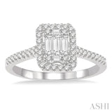 Fusion Diamond Engagement Ring