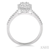 Fusion Diamond Engagement Ring