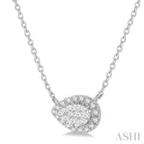 Pear Shape Lovebright Essential Diamond Necklace