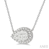 Pear Shape Lovebright Essential Diamond Necklace