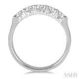 5 Stone Diamond Wedding Band