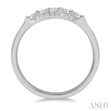 5 Stone Diamond Wedding Band