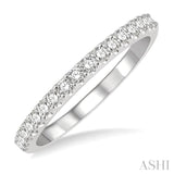 1/3 ctw Round Cut Diamond Wedding Band in 14K White Gold