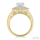 Oval Shape Semi-Mount Diamond Engagement Ring