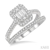 Fusion Diamond Wedding Set