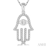 Hamsa Diamond Pendant