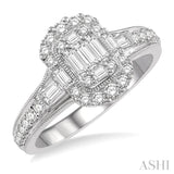 Fusion Diamond Engagement Ring