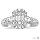 Fusion Diamond Engagement Ring