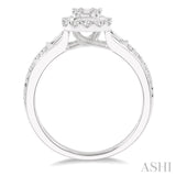 Fusion Diamond Engagement Ring