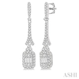 Fusion Diamond Long Earrings