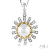 Pearl & Diamond Pendant