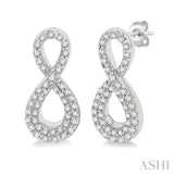 Infinity Diamond Earrings