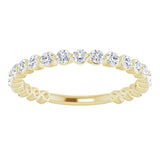 14K Yellow 3/4 CTW Natural Diamond Anniversary Band