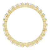 14K Yellow 3/4 CTW Natural Diamond Eternity Band Size 4.5