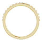 14K Yellow 1/3 CTW Natural Diamond Anniversary Band